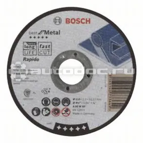 BOSCH  2608603512 Диск отрезной