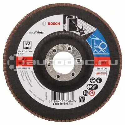 BOSCH 2608607328 Круг лепестковый