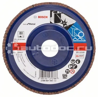 BOSCH 2608607340 Круг лепестковый