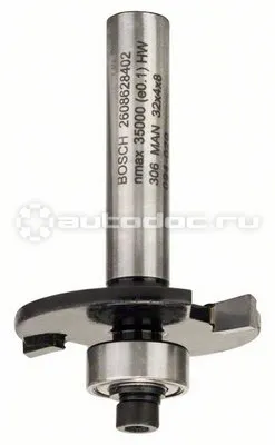BOSCH 2608628402 Фреза пазовая, плоская