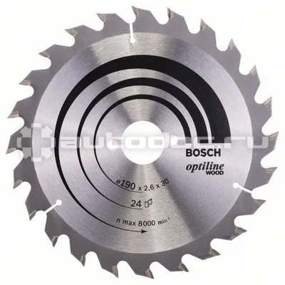 BOSCH 2608640615 Пильный диск Optiline Wood