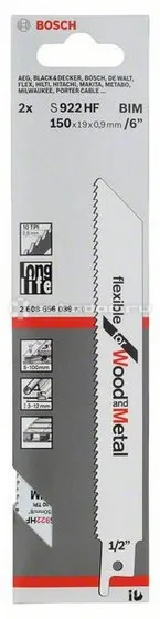 BOSCH 2608656039 Пильные полотна S 922 HF