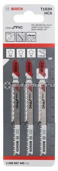 BOSCH 2608667445 Пильные полотна T 102 H