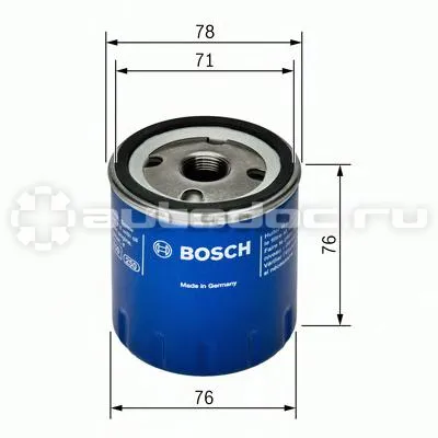BOSCH f026407078 - Фильтр масляный