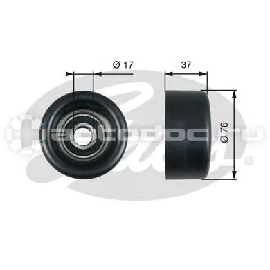 GATES t38028 - Ролик обводной