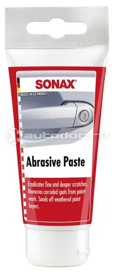 SONAX ABRASIVE PASTE Удалитель царапин