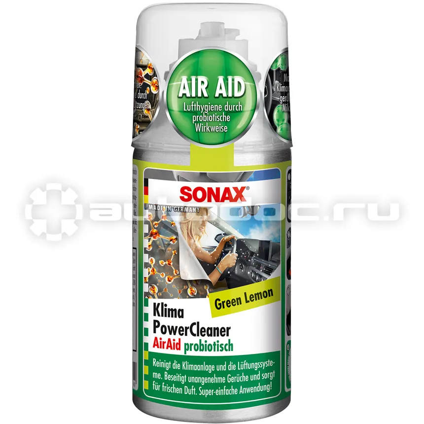 SONAX Очиститель системы кондиционирования "Зеленый Лимон"