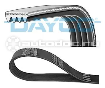 Dayco Ремень поликлиновой CITROEN AX 1.4 86-96, KIA Sephia 1.6 93->