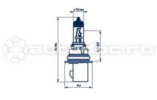 NARVA Лампа галогеновая HB5 PX29T