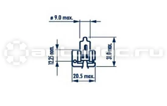 NARVA Лампа галогеновая H2 X511