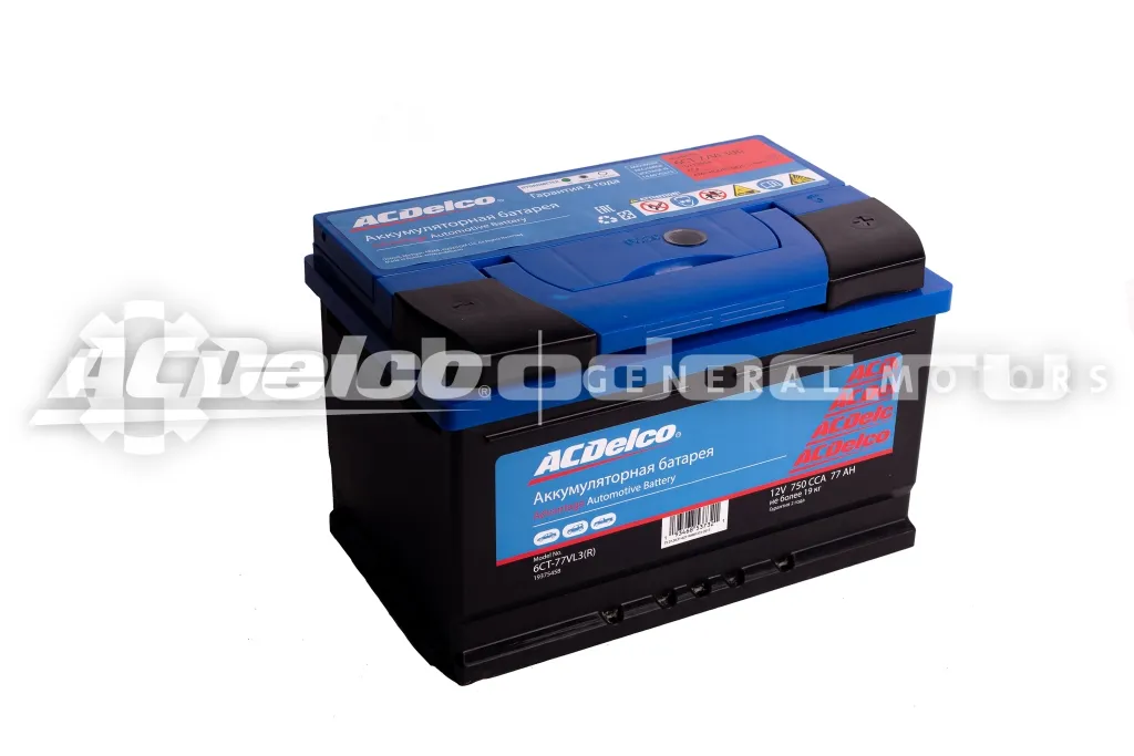 ACDELCO GM Silver Аккумулятор 77-З-R Обратная Полярность