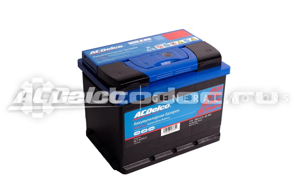 ACDELCO GM Silver Аккумулятор 62-З-L Прямая Полярность