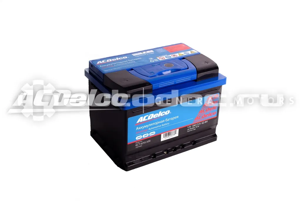 ACDELCO GM Silver Аккумулятор 62-З-R Обратная Полярность