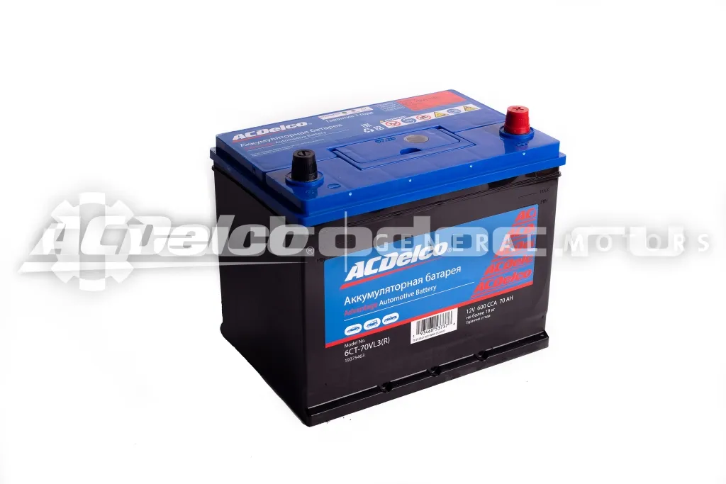 ACDELCO GM Silver Аккумулятор Asia 70-З-R Обратная Полярность