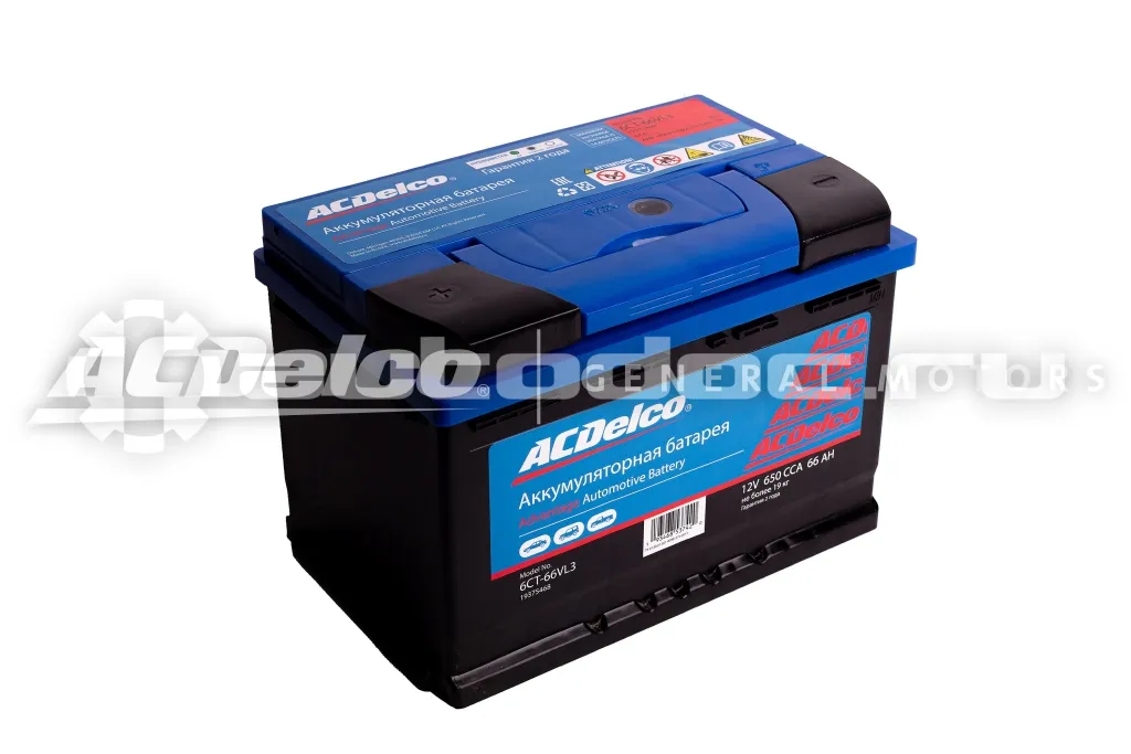 ACDELCO GM Silver Аккумулятор 66-З-L Прямая Полярность