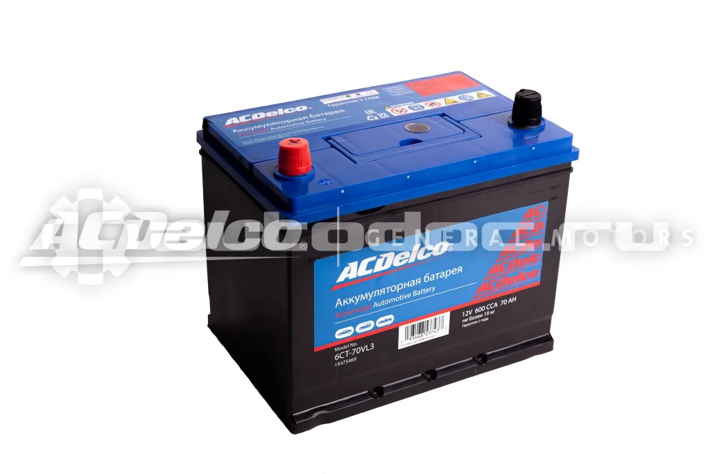 ACDELCO GM Silver Аккумулятор Asia 70-З-L Прямая Полярность