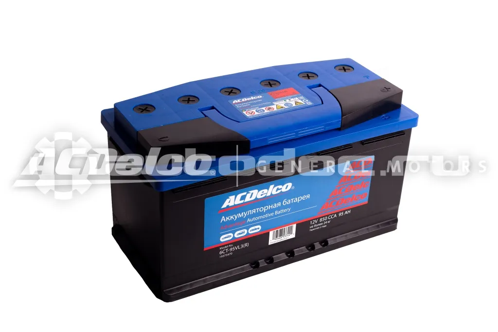 ACDELCO GM Silver Аккумулятор ATST 95-З-R Обратная Полярность