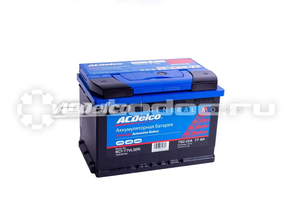 ACDELCO Аккумулятор Advantage 77-З-R