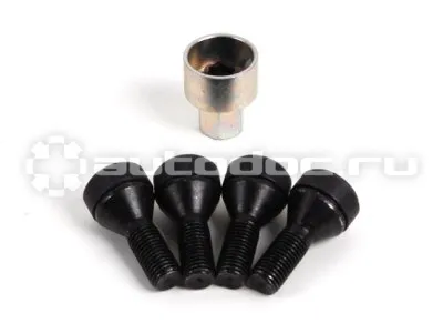 BMW | MINI | RR Комплект оригинальных секреток BMW Wheel Lock Set M12 x 1,5 мм.