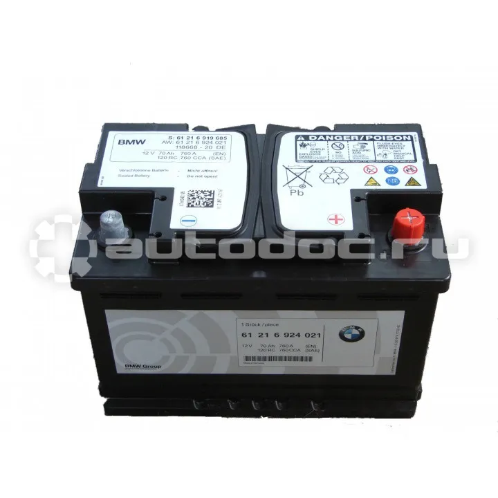 BMW 61216924021 Аккумулятор