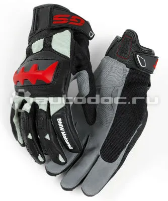 BMW | MINI | RR Мотоперчатки BMW Motorrad Rallye Glove, Unisex, Black | Red