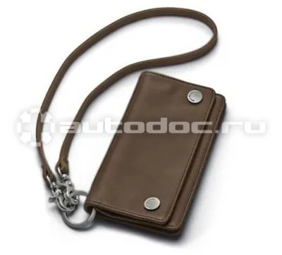 BMW Кошелек Motorrad Roadster Leather Wallet, Navy Blue