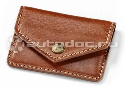 BMW Кожаная визитница Motorrad Business Card Holder, Brown