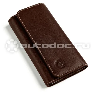 BMW | MINI | RR Кожаный футляр для ключей BMW Motorrad Key Case, Leather, Dark Brown