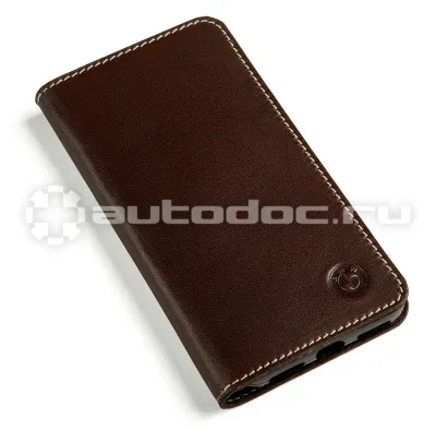 BMW | MINI | RR Кожаный футляр для смартфона BMW Motorrad Leather Smartphone Case, Dark Brown