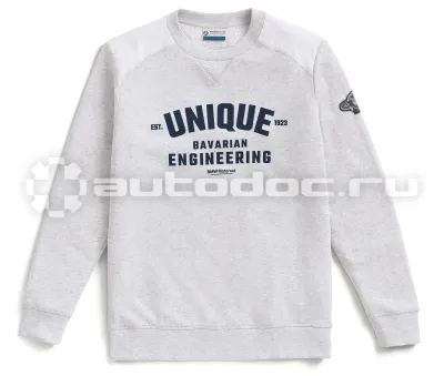 BMW | MINI | RR Мужская толстовка BMW Motorrad Sweatshirt Crew, Mens, Light Grey