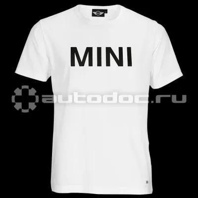 BMW Мужская футболка Mini Mens Wordmark T-Shirt, White