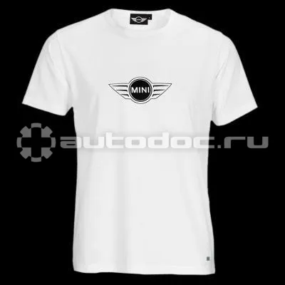 BMW Мужская футболка Mini Mens Logo T-Shirt, White