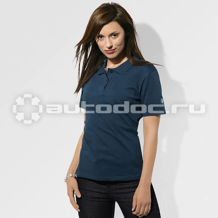 BMW Женская рубашка поло Ladies’ Polo Shirt Dark Blue