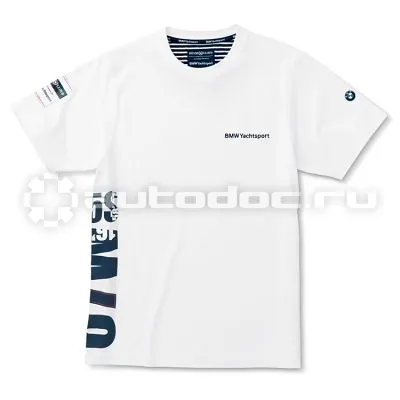BMW Мужская футболка Mens Yachting T-Shirt White