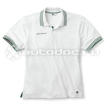 BMW Мужская рубашка-поло Mens Functional Golfsport Polo Shirt White