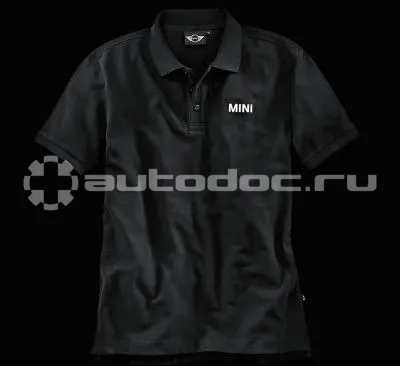 BMW Мужская рубашка-поло Mini Wordmark Polo Black