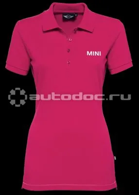 BMW Женская рубашка-поло Mini Ladies Wordmark Polo Berry