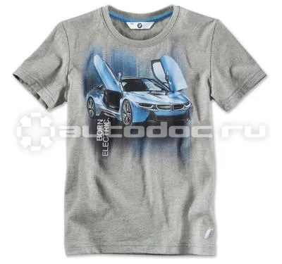 BMW Детская футболка i T-Shirt with i8 Print, Kids