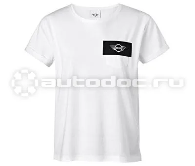 BMW Женская футболка Mini T-Shirt Women’s Wing Logo Cut-Out, White