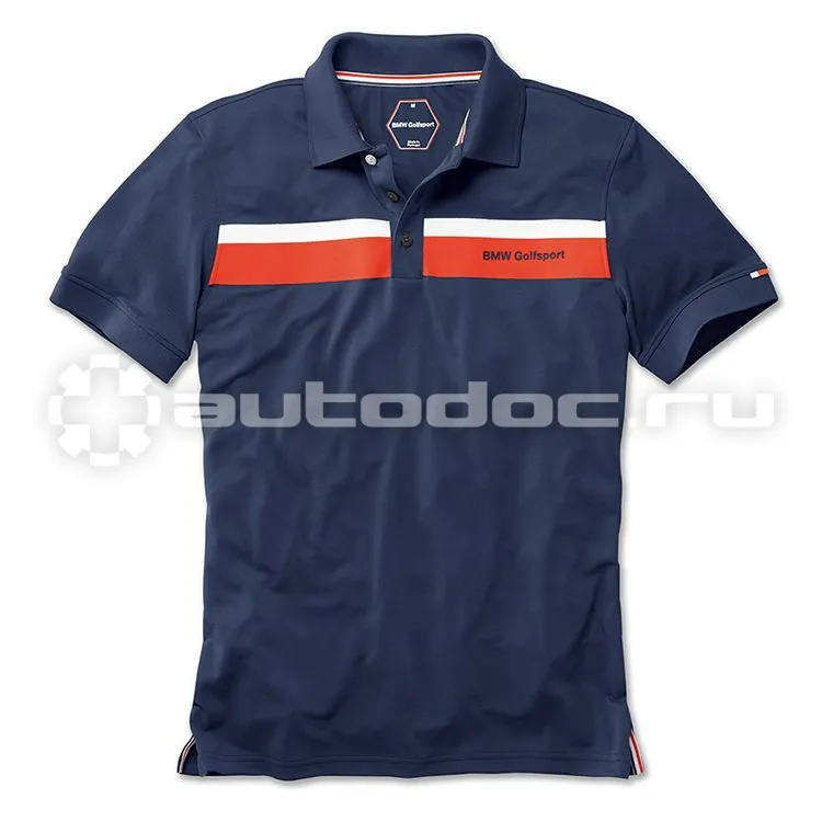 BMW Мужская рубашка-поло Golfsport Fashion Polo Shirt, Men, Navy Blue
