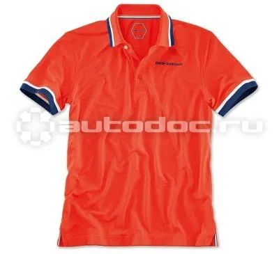 BMW Мужская рубашка-поло Golfsport Polo Shirt, Men, Fire