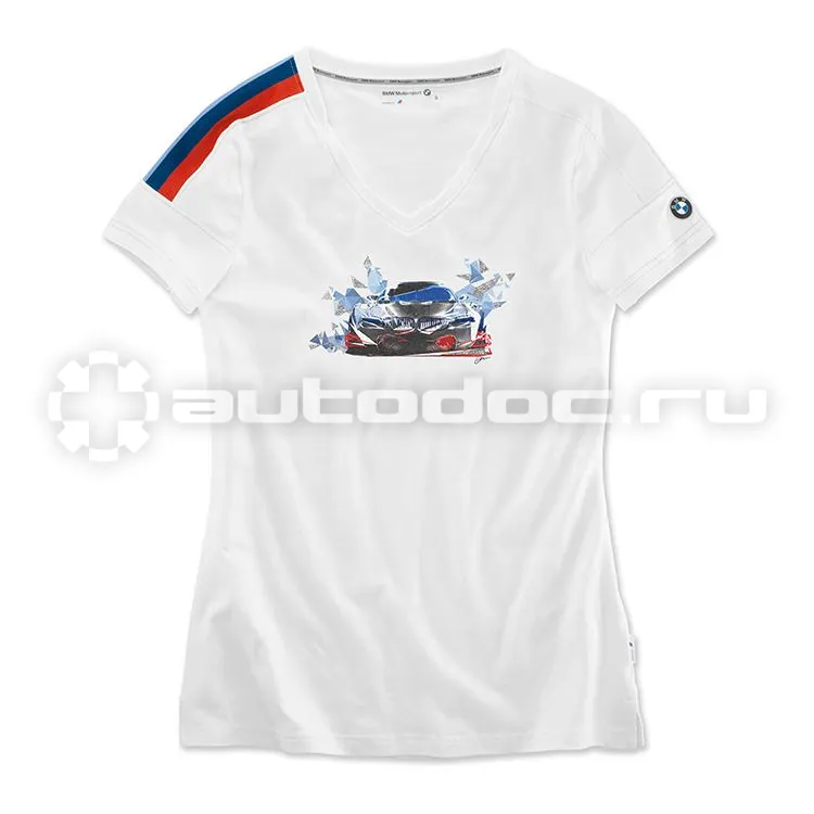 BMW Женская футболка Motorsport Motion T-Shirt, Ladies, White