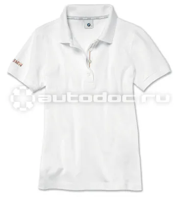 BMW | MINI | RR Женская рубашка-поло Logo Polo Shirt, Ladies, White