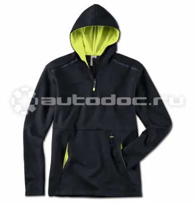 BMW | MINI | RR Мужская толстовка BMW Active Sweatshirt, Men, Blue Nights  |  Wild Lime