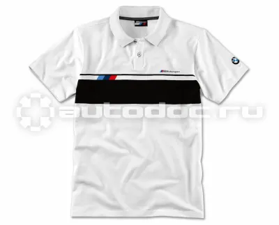 BMW | MINI | RR Мужская рубашка-поло BMW M Motorsport Polo-Shirt, Men, White