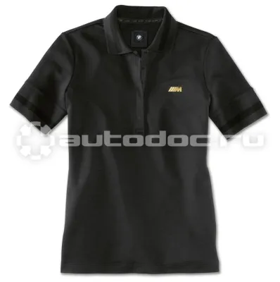 BMW | MINI | RR Женская рубашка-поло M Polo Shirt, Ladies, Black | Gold