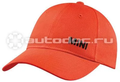 BMW Бейсболка Mini Wordmark Cap Orange