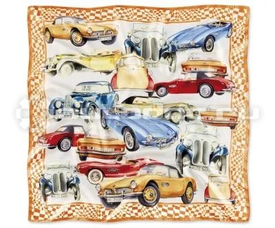 BMW Женский шелковый платок Iconic Silk Scarf Orange