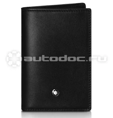 BMW Кожаная визитница Montblanc Business Card Holder, Black
