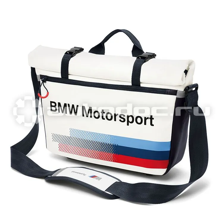 BMW Спортивная сумка-мессенджер Motorsport Messenger Bag, White | Team Blue 2017
